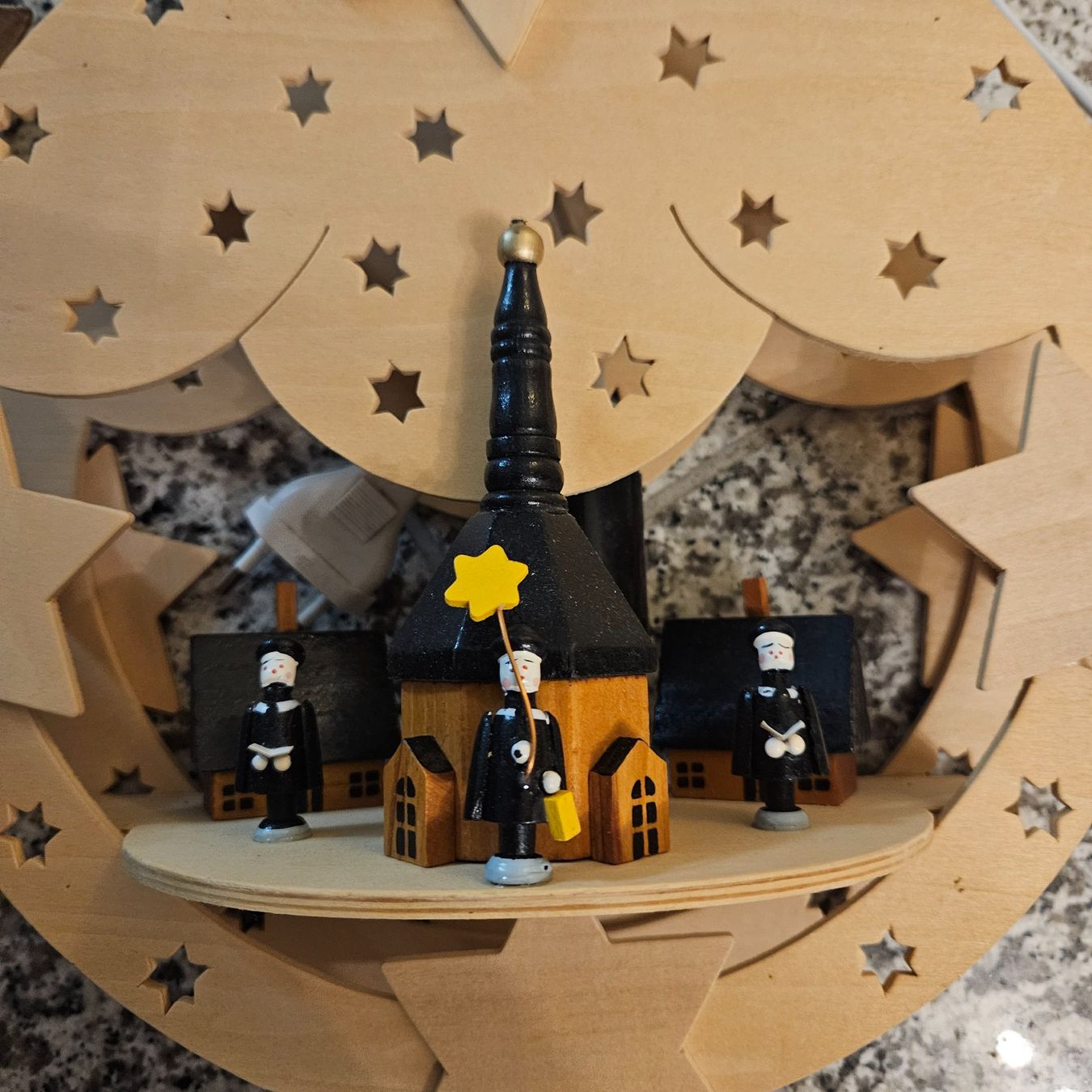 Immagine di finestra illuminazione di Natale Erzg. Lavoro manuale - Image 3