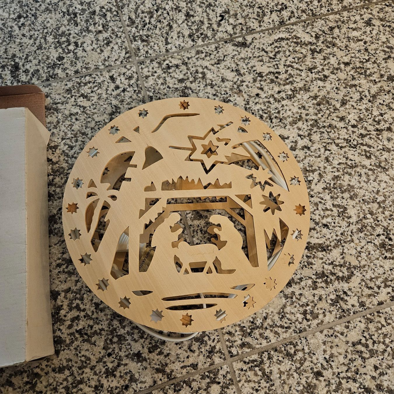 Decorazione natalizia per la finestra, lavorazione a foglia con illuminazione! - Image 1