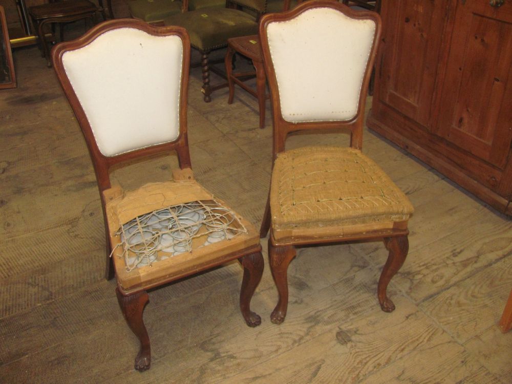 2x sedia antica Louis XV parzialmente restaurata DEMO-Stück LIQ