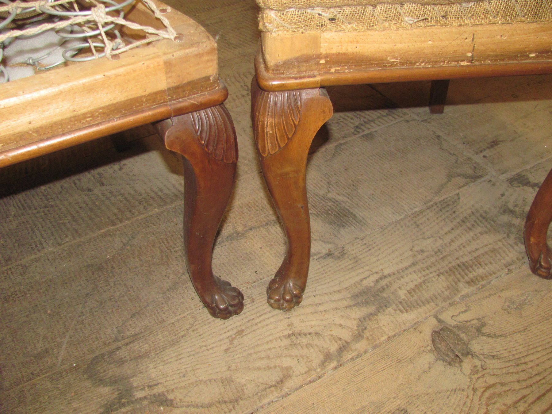 2x sedia antica Louis XV parzialmente restaurata DEMO-Stück LIQ - Image 3