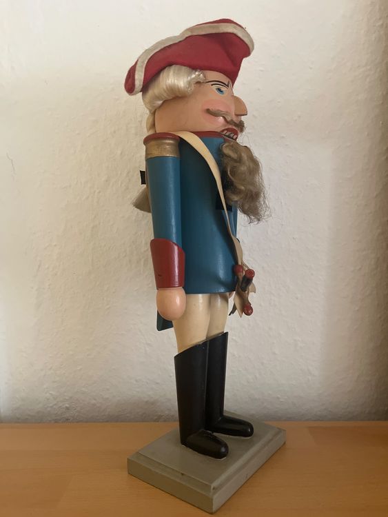 Natale Vintage Antik Erzgebirge Nussknacker Massivo 🎄 - Image 2