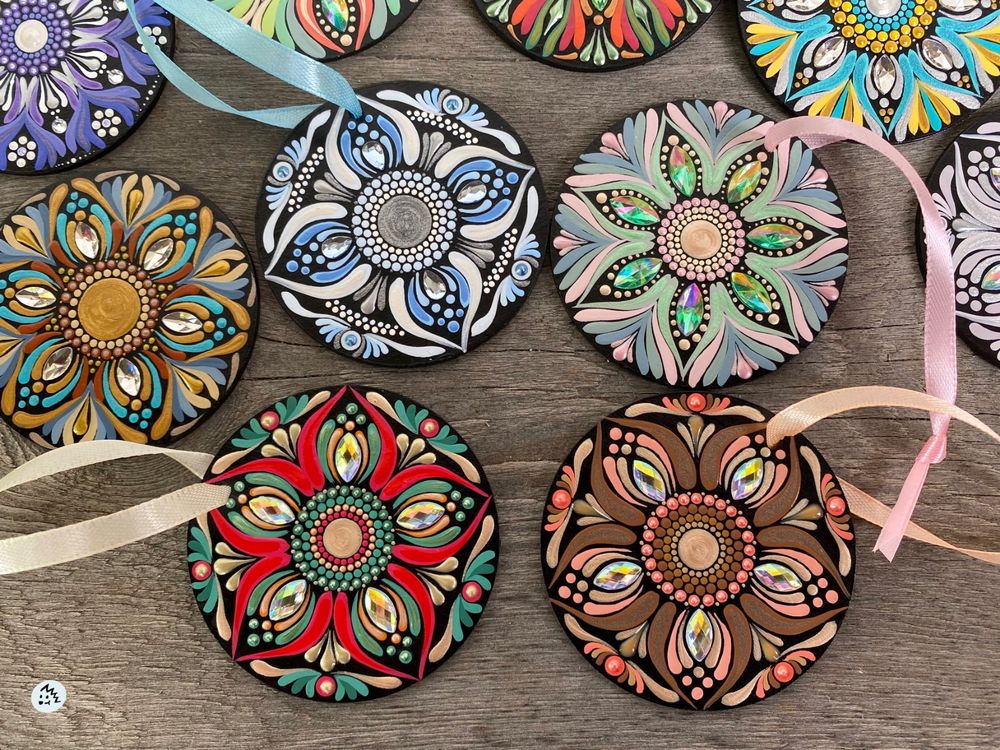 Mandala, regalo di ringraziamento, decorazione, ornamento di Natale - Image 2