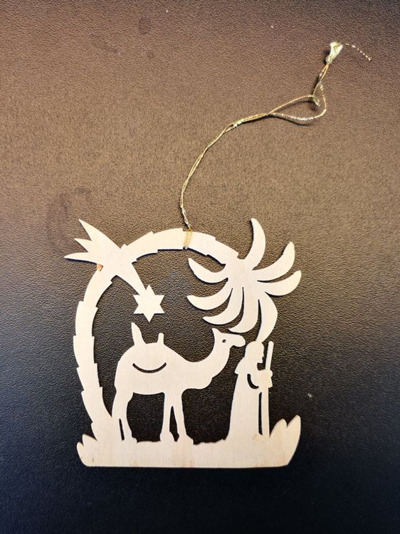 Decorazioni per Natale in legno Presepe Deko Pendente Vintage 🎄
