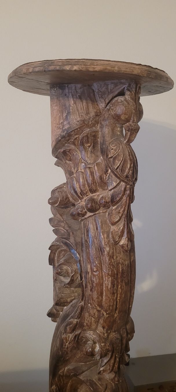 candelabro collone in legno - Image 1
