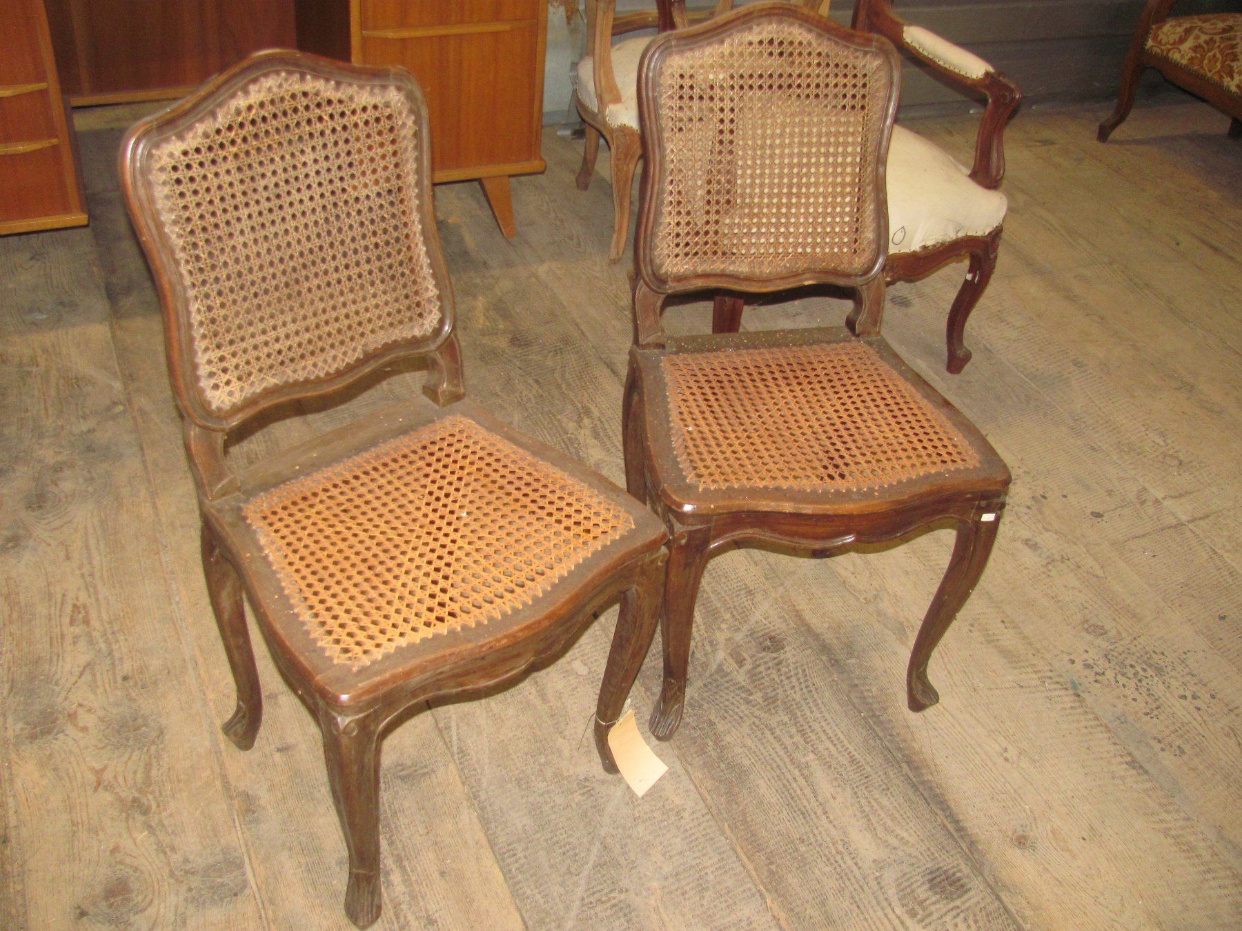 2x sedia - rete di rattan viennese OK LIQ - Image 1