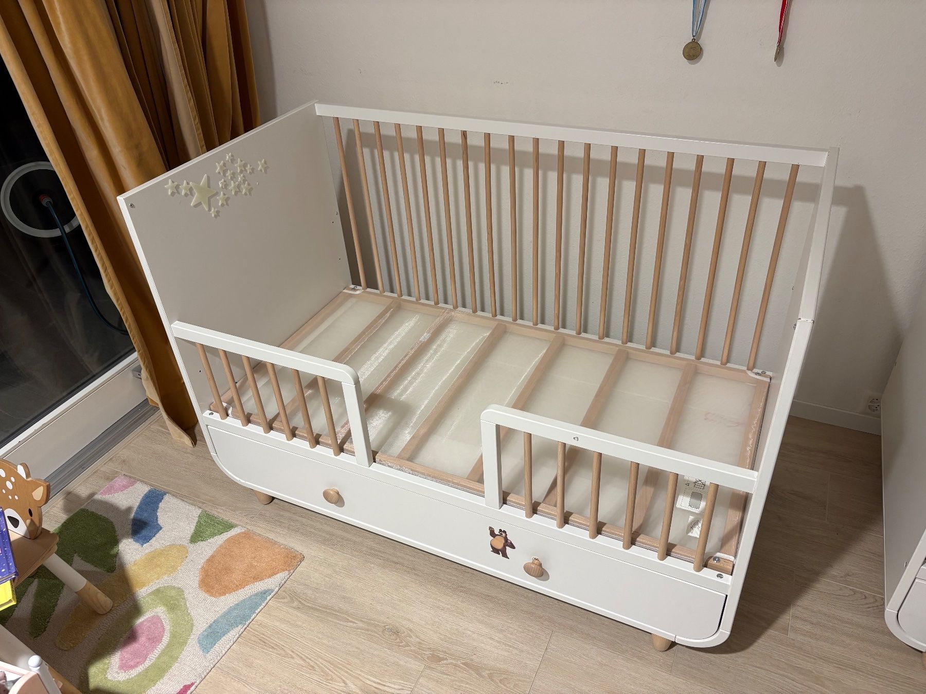 MYLLRA Baby Cot with Drawer by Ikea - Image 1