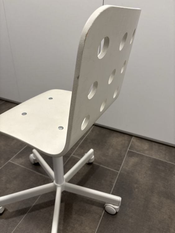 Sedia da ufficio per bambini IKEA bianca - Image 2