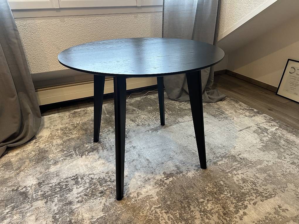 Tavolo legno Tavolo in legno rotondo 90 cm nuovo di zecca - Image 3