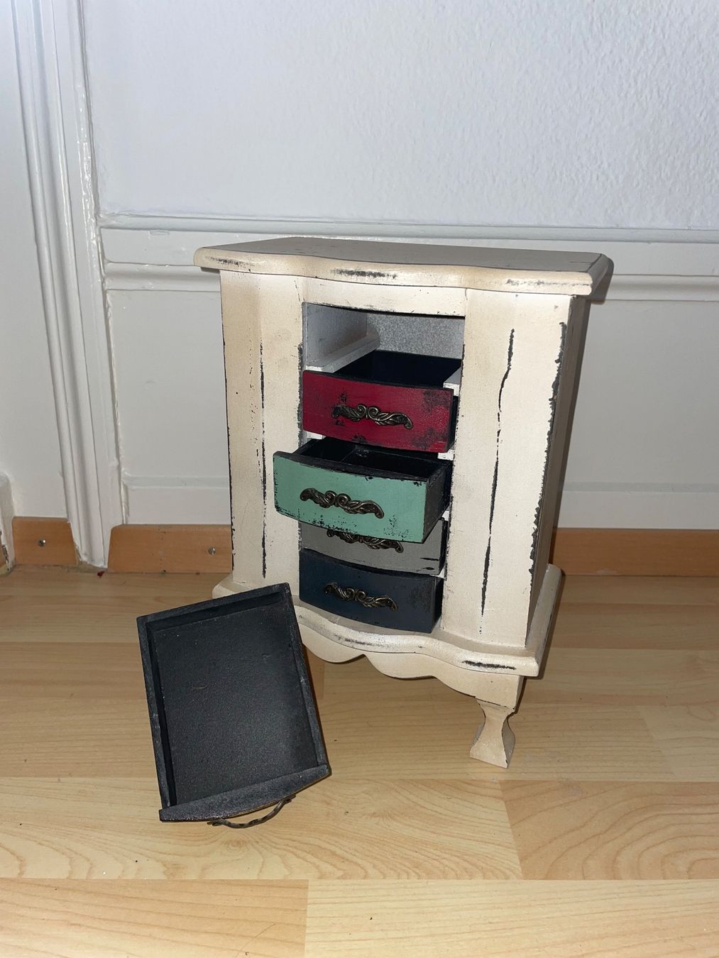 Cassetto per gioielli in stile antico – usato, decorativo - Image 3