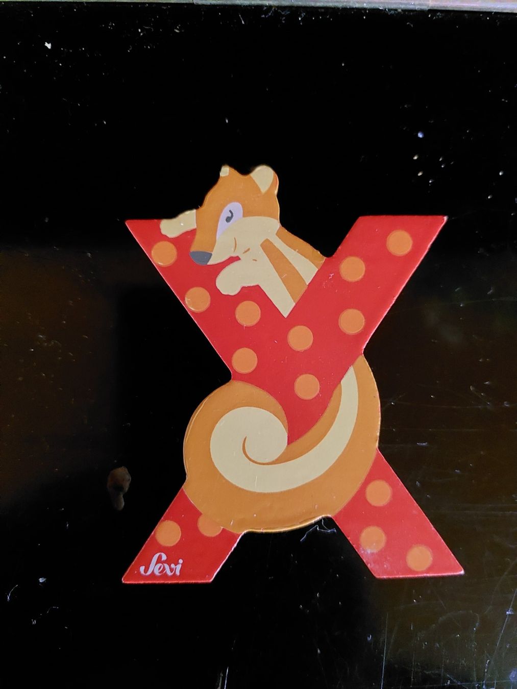 Lettere in legno di Sevi: "X" - Image 1