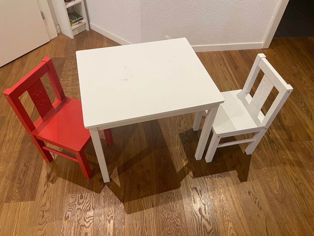 IKEA Children's Table KRITTER with 2 Chairs