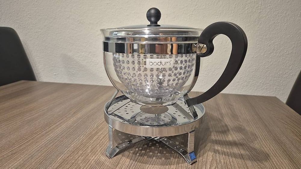 Bodum teiera con setaccio e supporto