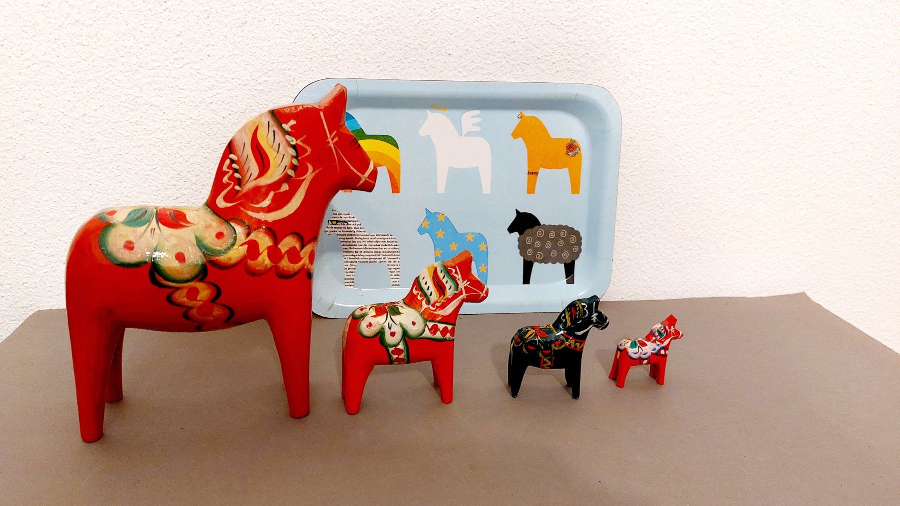 Vintage Design Sammlung Dala Pferde Schweden Ikea - Image 1