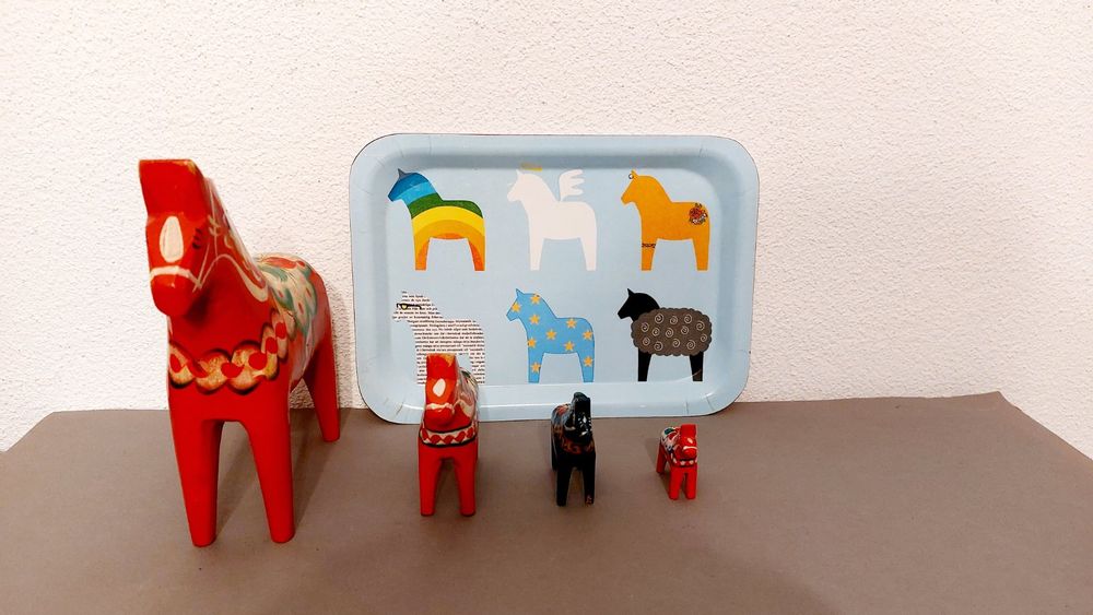 Vintage Design Sammlung Dala Pferde Schweden Ikea - Image 2