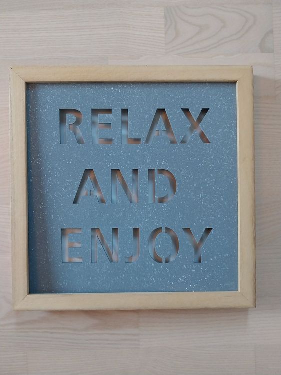 Quadro per foto Relax and Enjoy