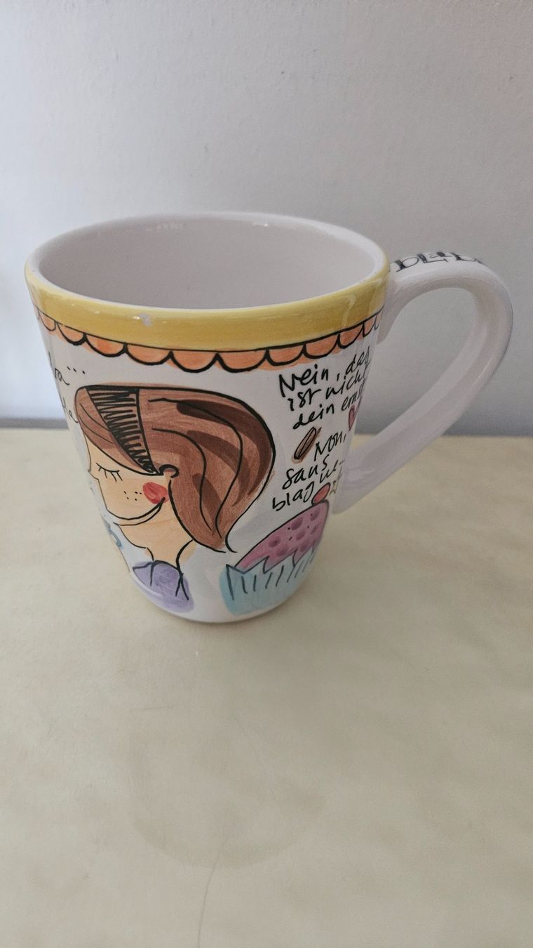 Tazza da tè trilingue (FR/DE/IT) marca Blond - Image 1
