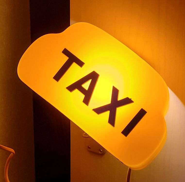 🇨🇭 Lampada da tavolo/da parete vintage SWITZERLAND TAXI di TIF