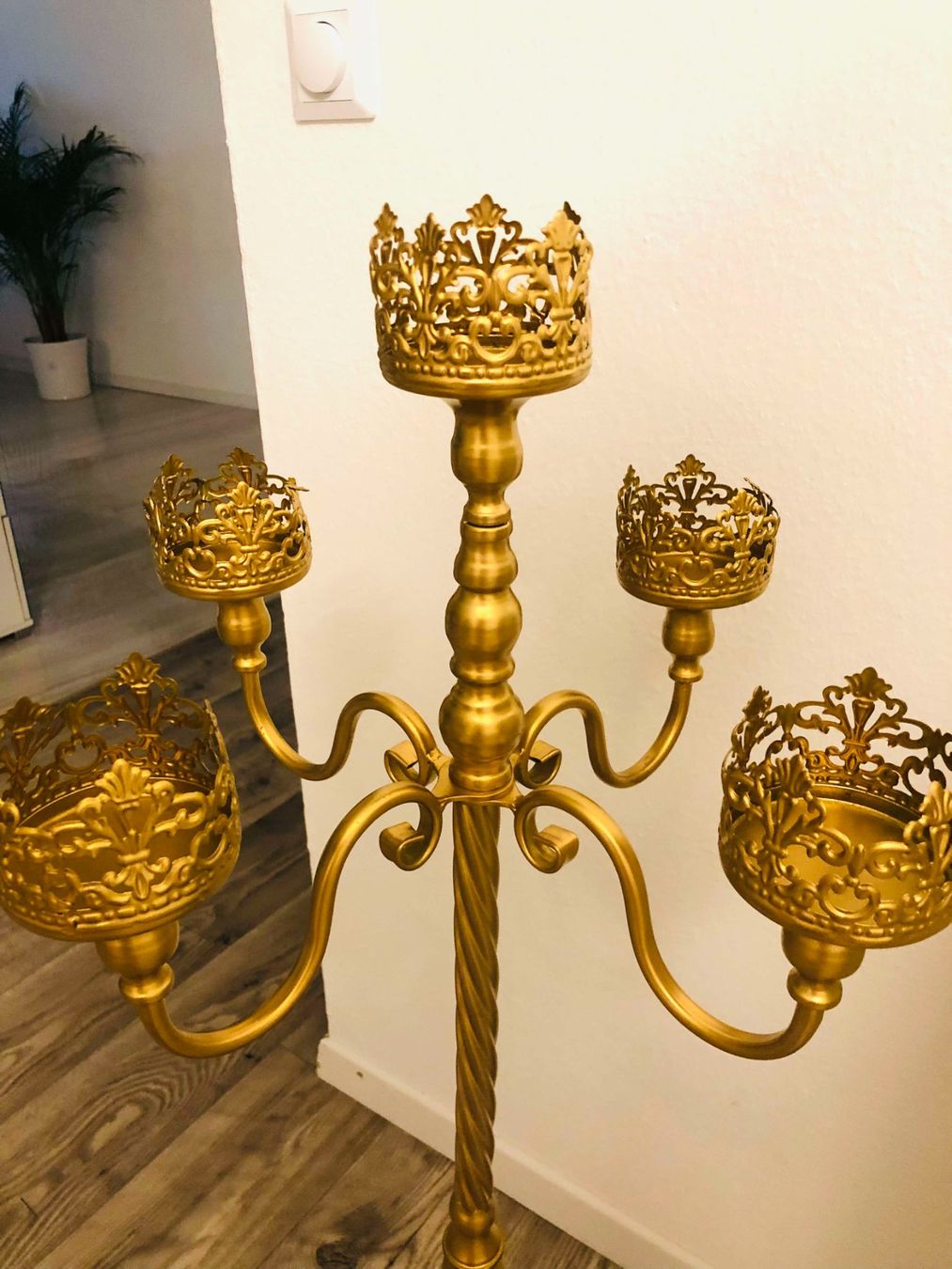 50% di sconto 🥳 Grande 78 cm Candelabro Decorazione Oro - Image 3