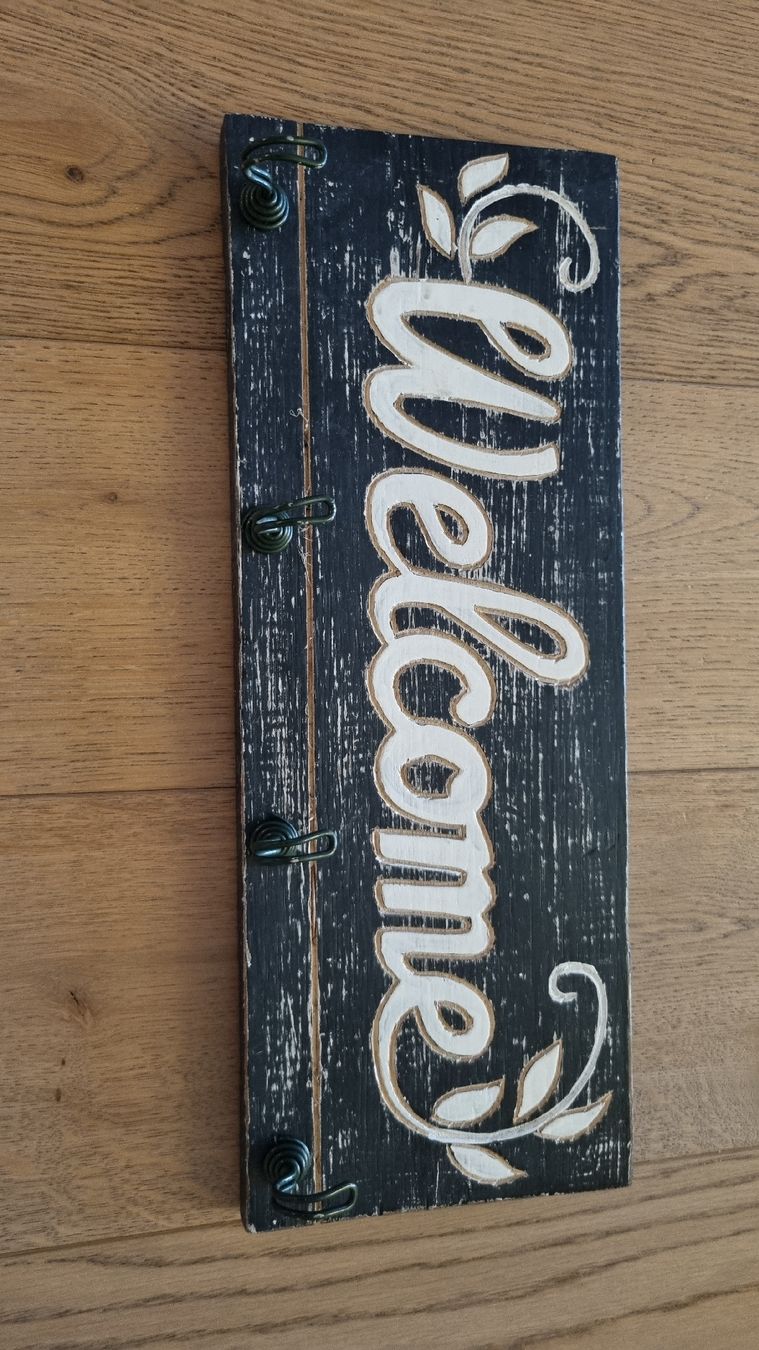 Armadio chiave "Welcome" Shabby Chic Dek - Image 1