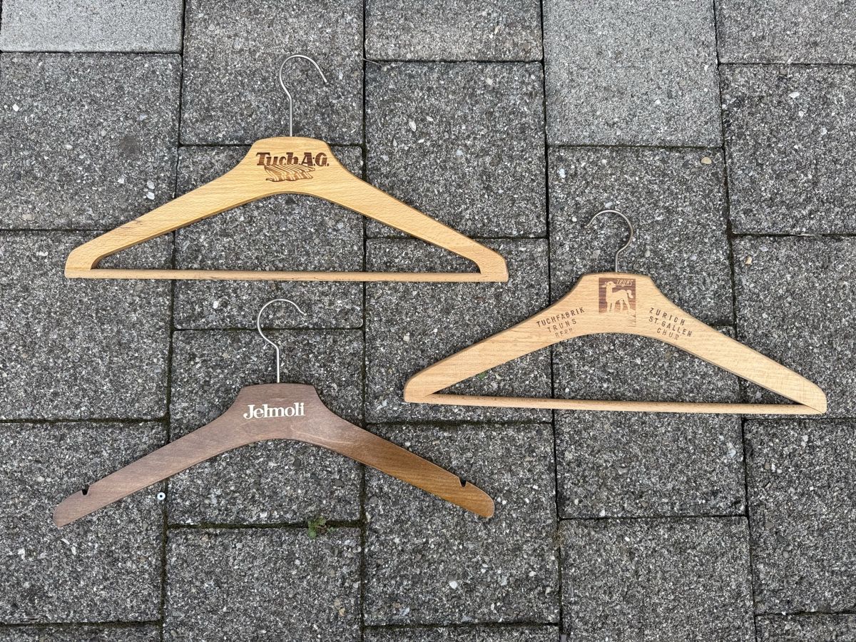 3 Vintage appendiabiti in legno, pezzi da collezione, ottimo stato! - Image 3