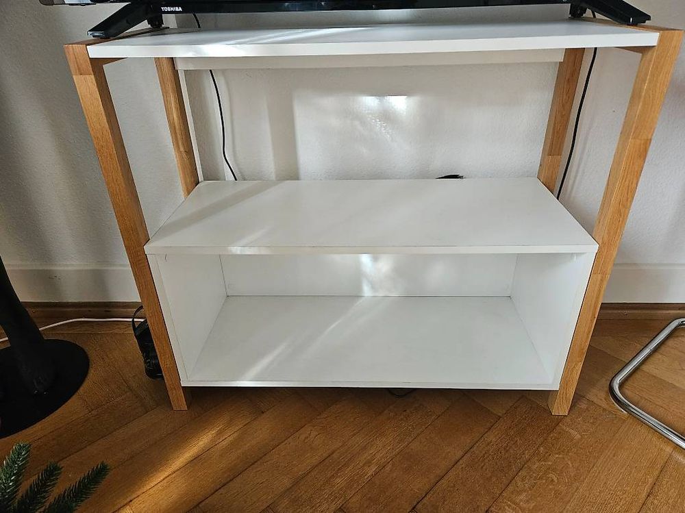 Regal bianco/legno