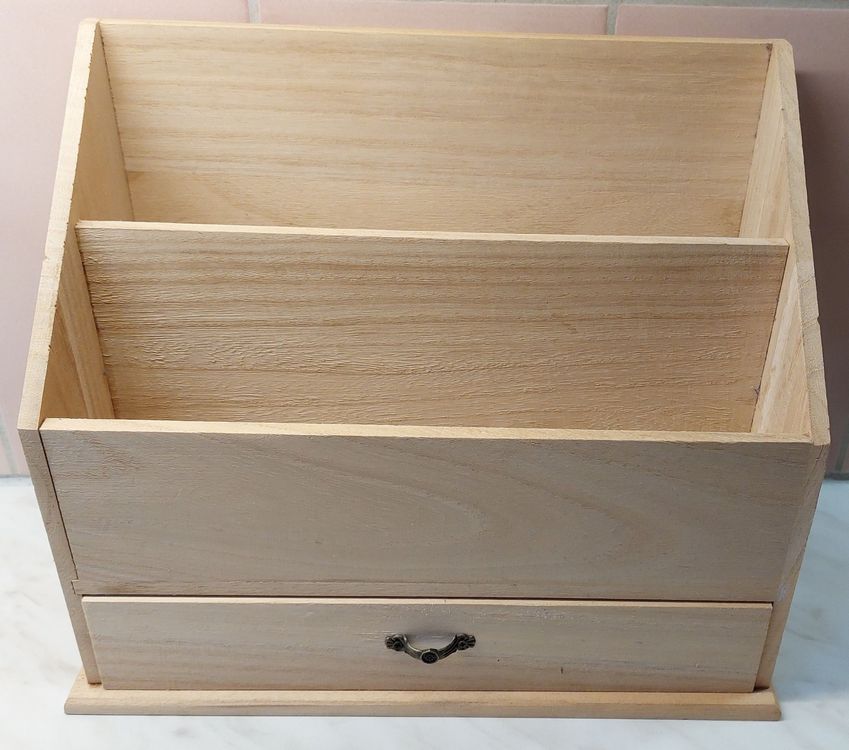 Scrivania in legno con cassetto - Organizzatore per ufficio Top!