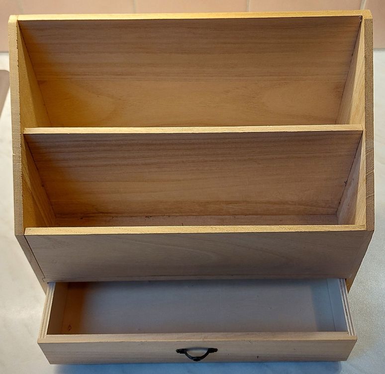 Scrivania in legno con cassetto - Organizzatore per ufficio Top! - Image 2