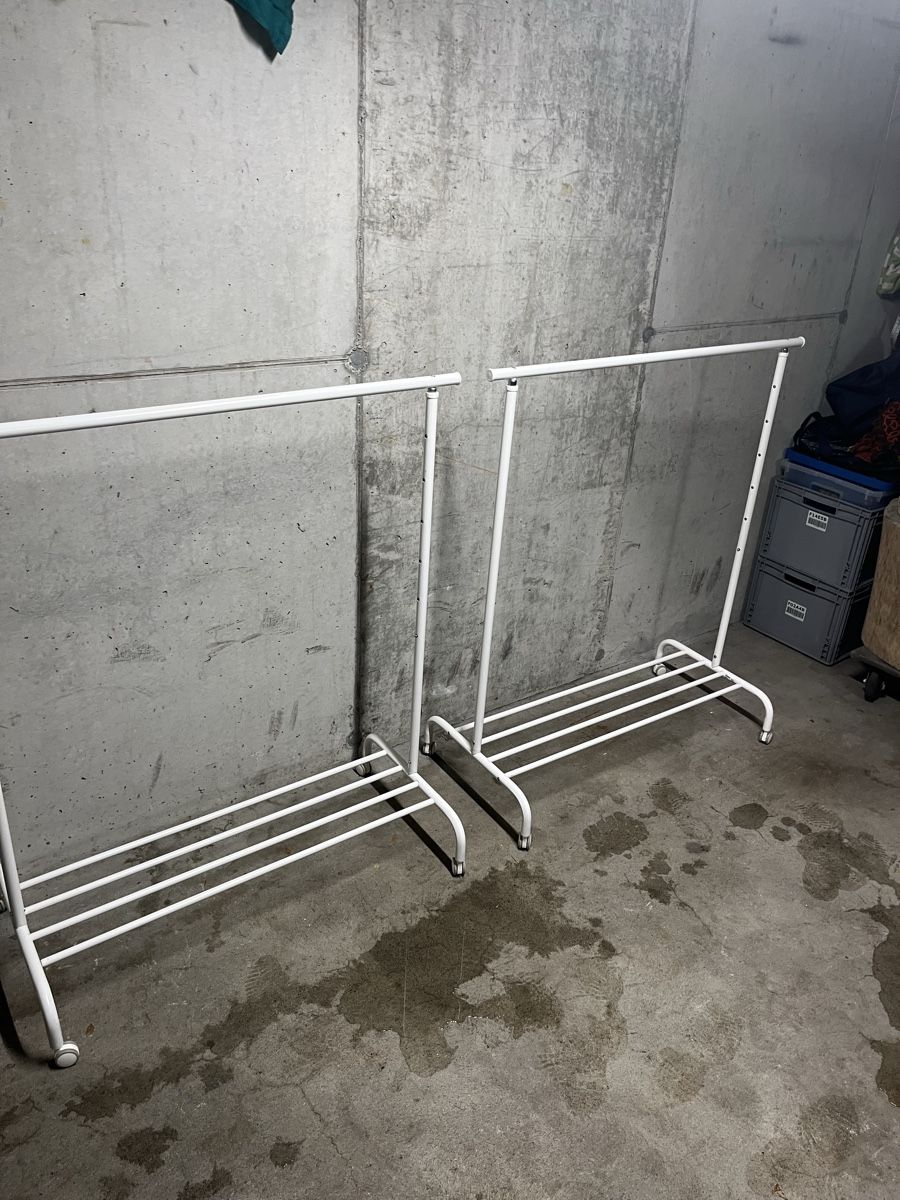 2x Ikea Riga porta abiti, ottimo stato - Image 1