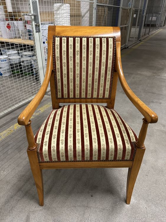 Bellissimo sedile antico Biedermeier in legno massello - Image 2