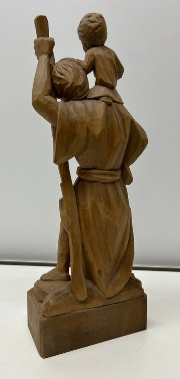 Scultura in legno di San Cristoforo