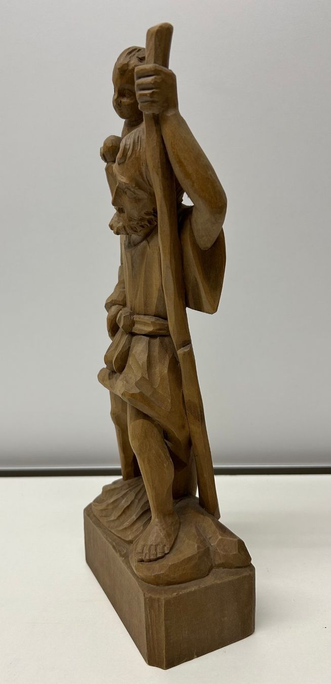 Scultura in legno di San Cristoforo - Image 3
