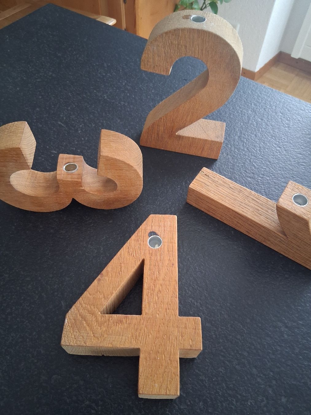 Design - "Adventskranz" EinsZweiDreiVier in legno - Image 3