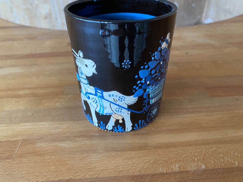 Tazza di ceramica dipinta a mano - Image 2