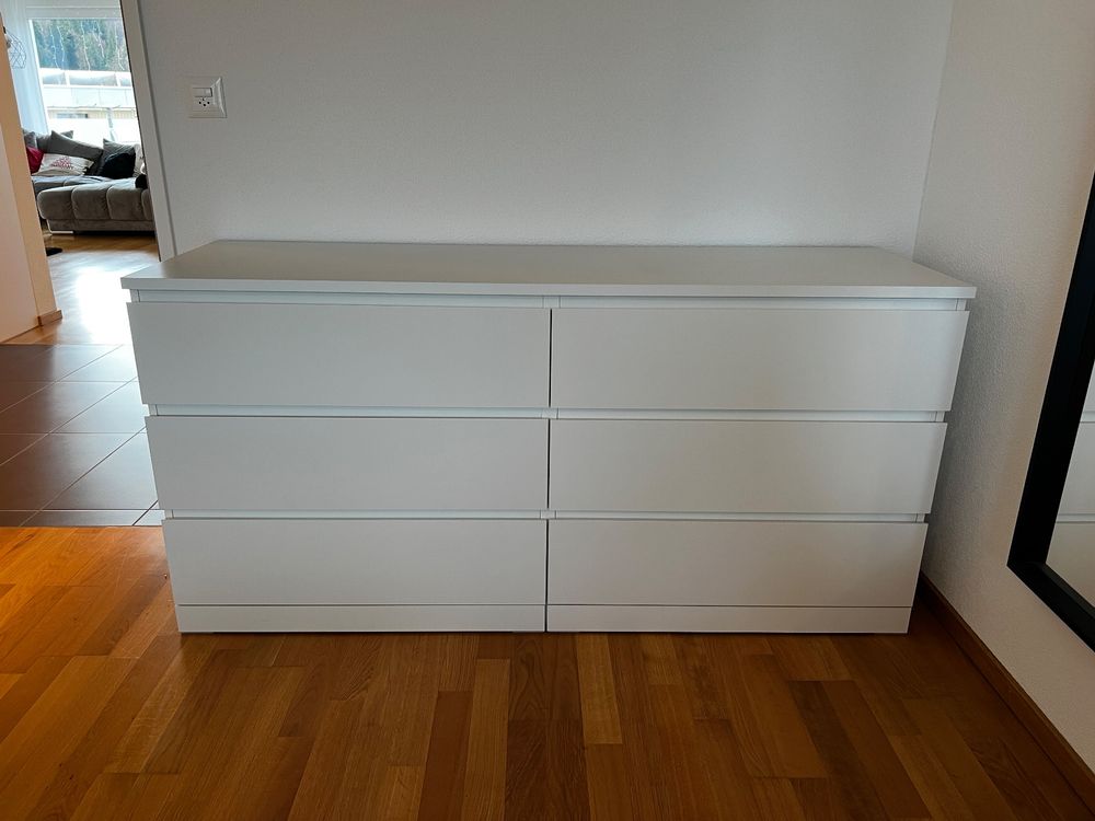 Comodino Ikea bianco (MALM)