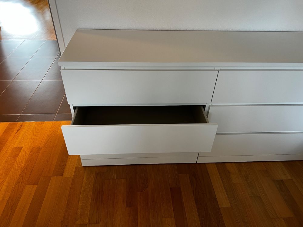 Comodino Ikea bianco (MALM) - Image 2
