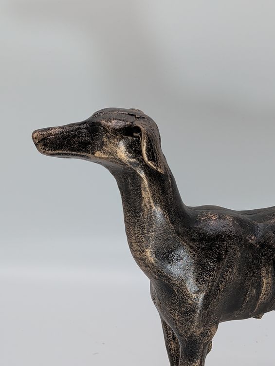 GUSSEISEN DECO WINDHUND FIGUR- VINTAGE LOOK PER LA VITA DOMESTICA - Image 2