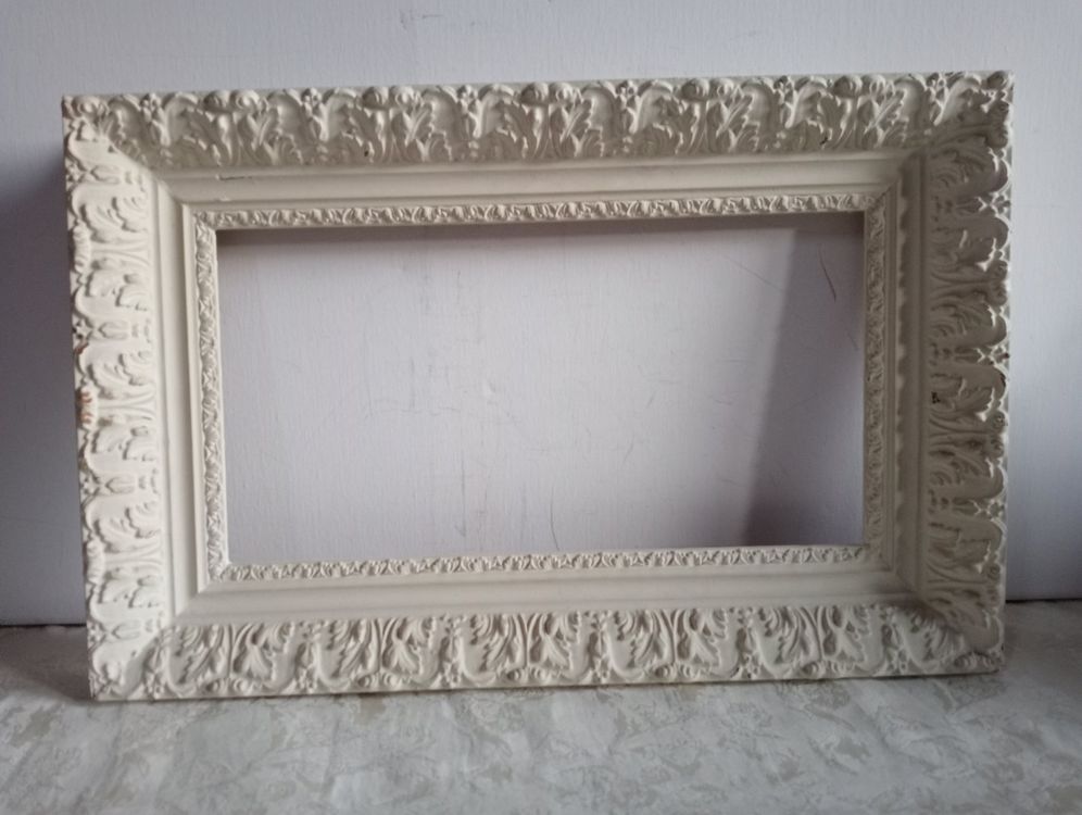 Quadro di foto decorato in stile antico in legno e stucco (?) ex. oro