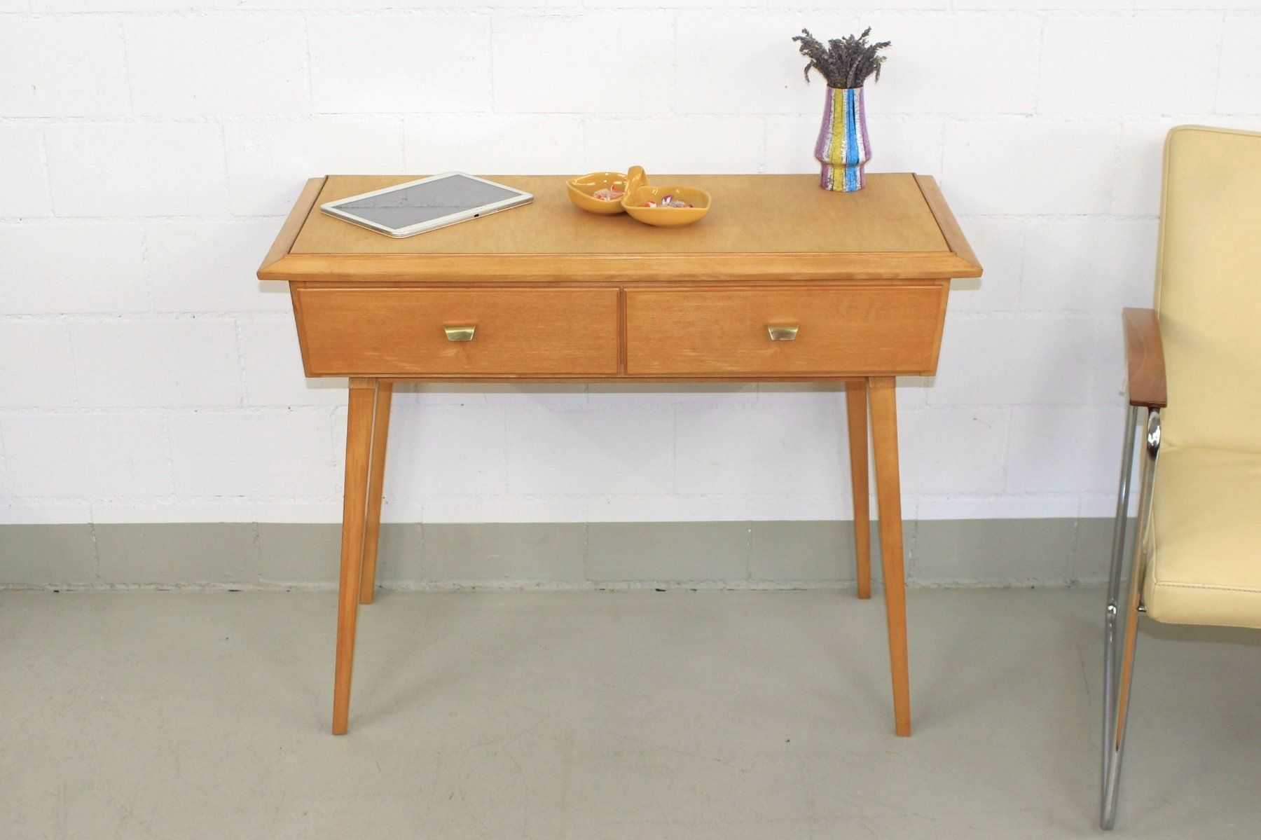 Vintage raro tavolo da console tavolino MID-CENTURY - Image 1