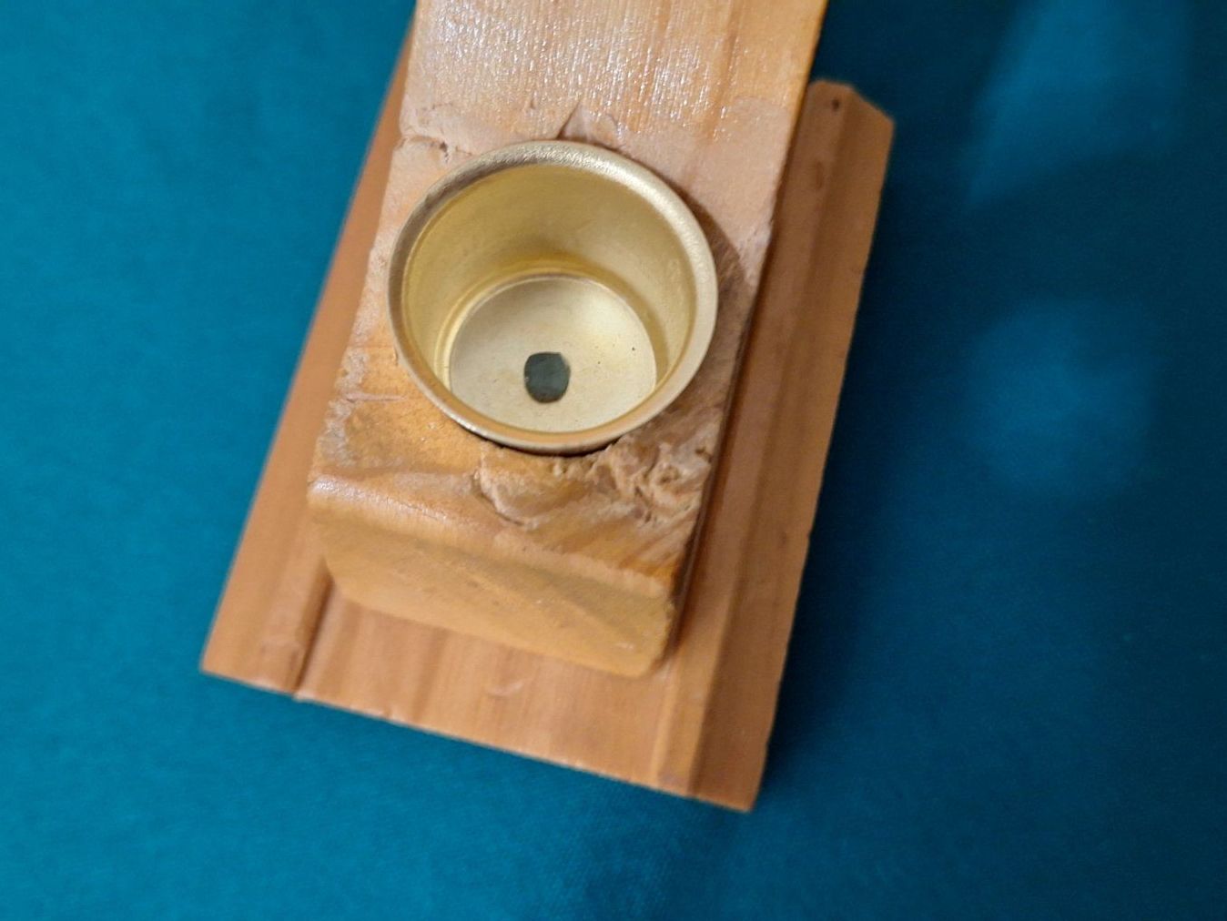 Kerzenboge, arco in legno con supporto in metallo per 5 candele - Image 3