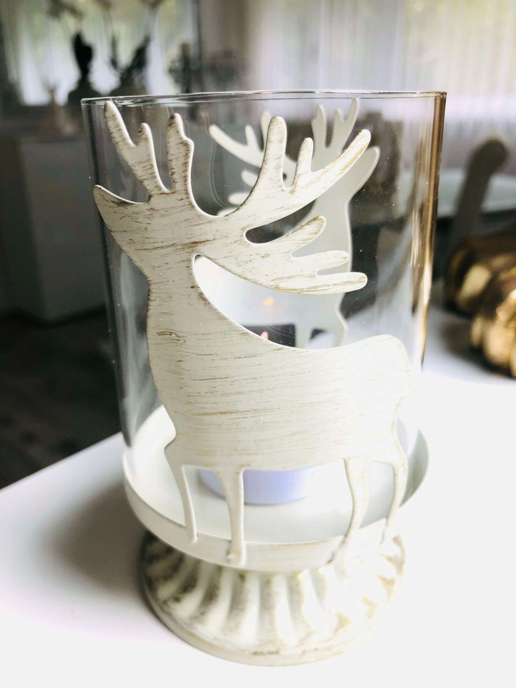 PREZZO SPECIALE PER UN SOLO PRODOTTO ‼️ Cervo 🦌 Kerzenhalter Deko NUOVO - Image 1