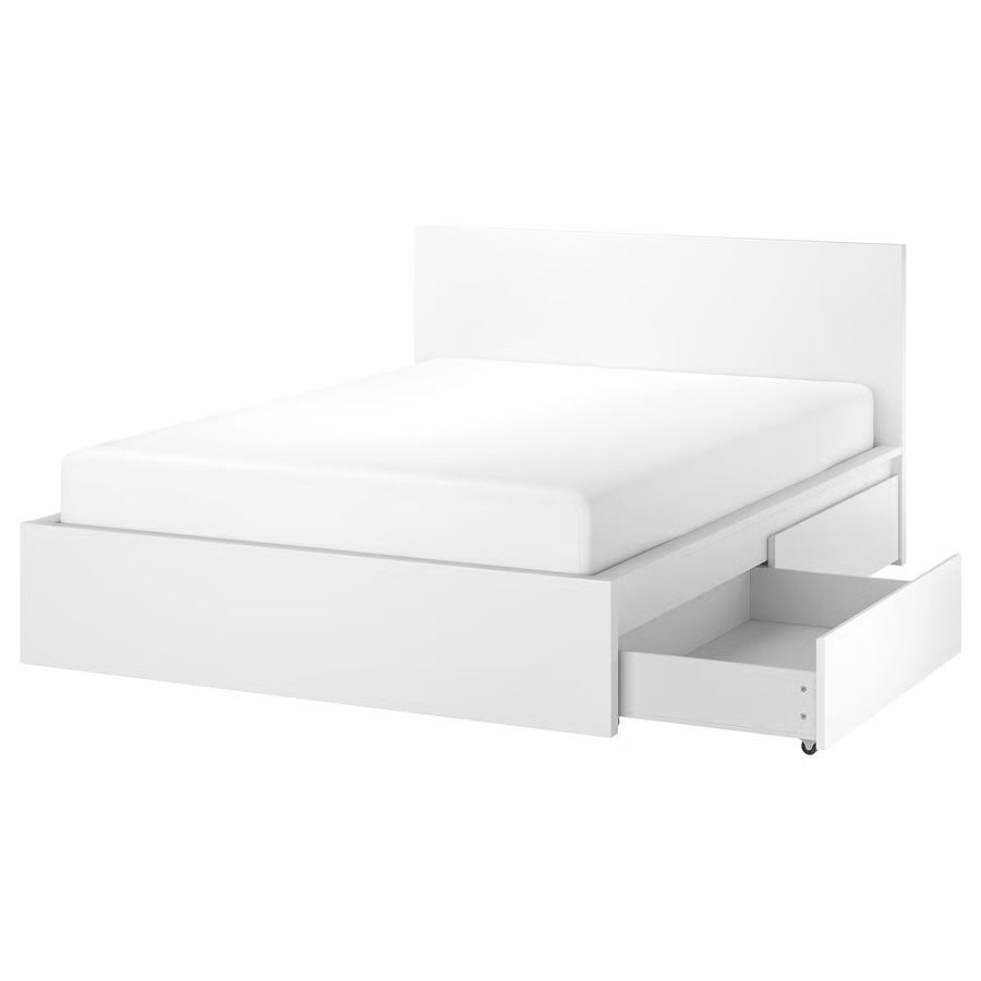 Letto con struttura in acciaio e cassetti - Image 1