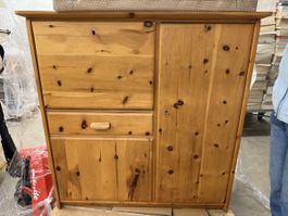 Mobili in legno massiccio rustico, credenza con vetrina superiore! - Image 2