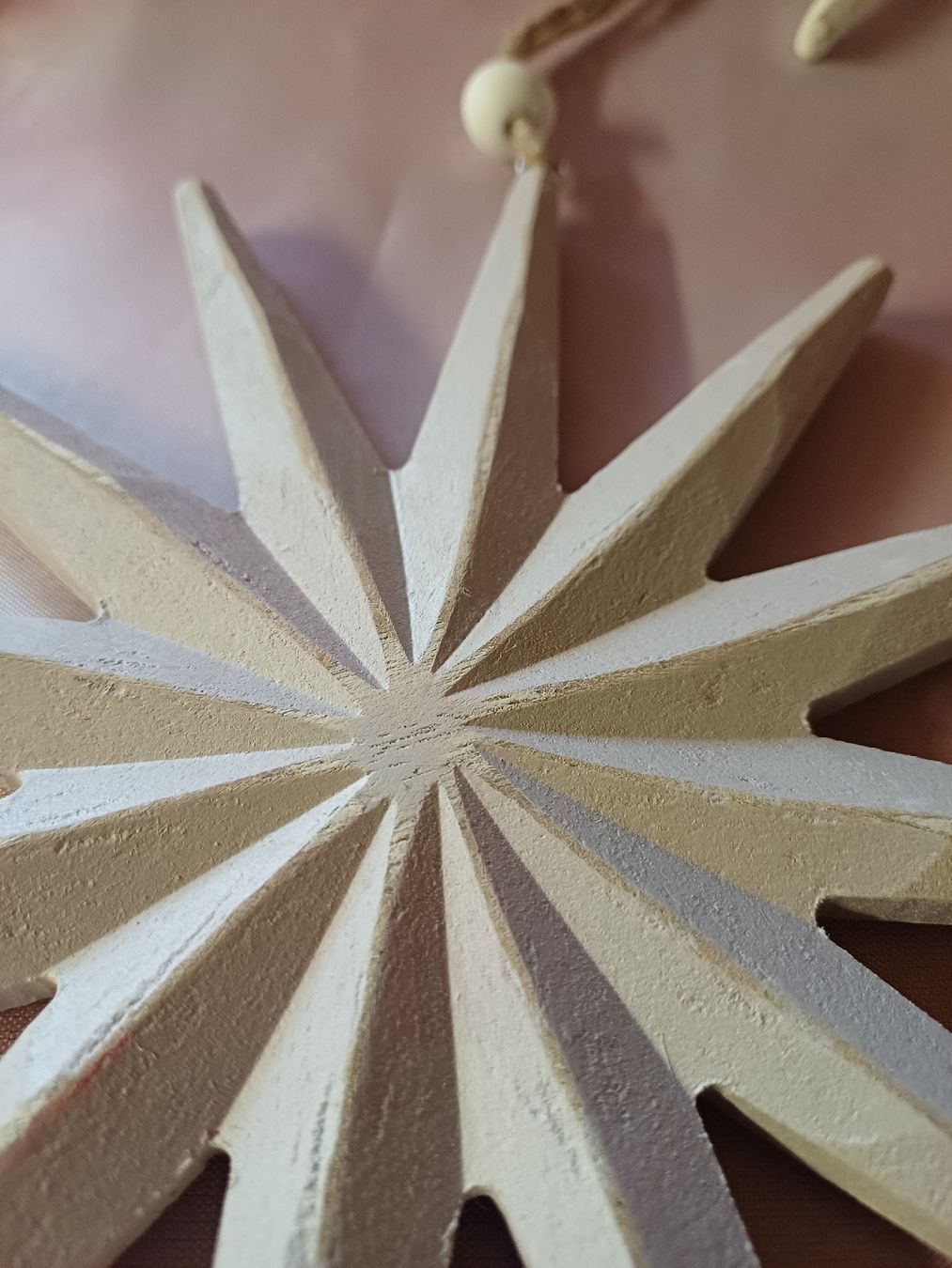 nuovo: set di 3 stelle in legno, stelle per la decorazione, stelle di Natale - Image 3