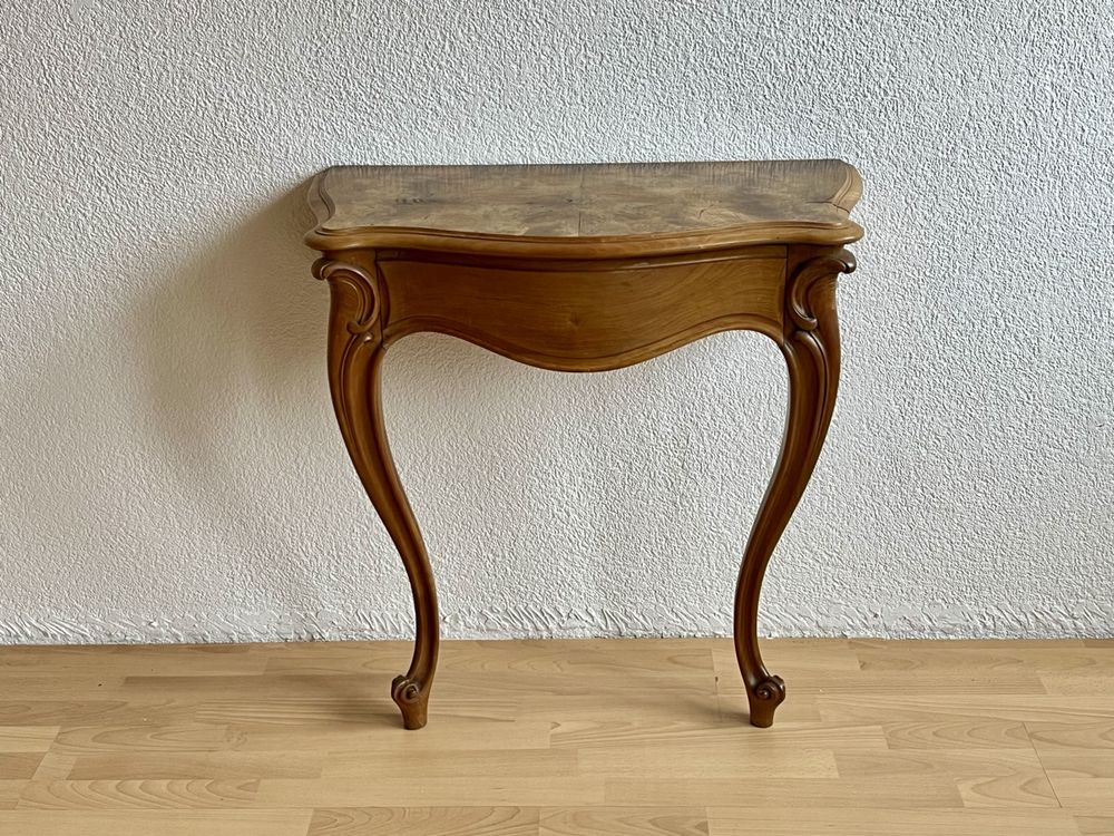 Tavolo a parete in stile Luigi Filippo