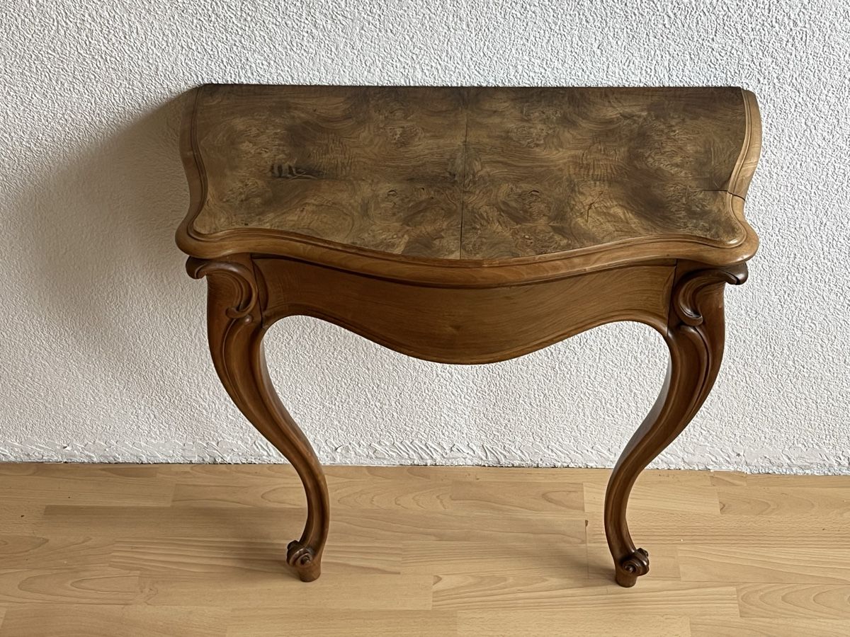 Tavolo a parete in stile Luigi Filippo - Image 3