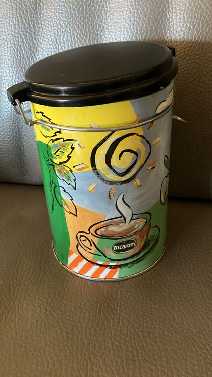 Scatola caffè in metallo con tappo a macchinetta Incarom - Image 2