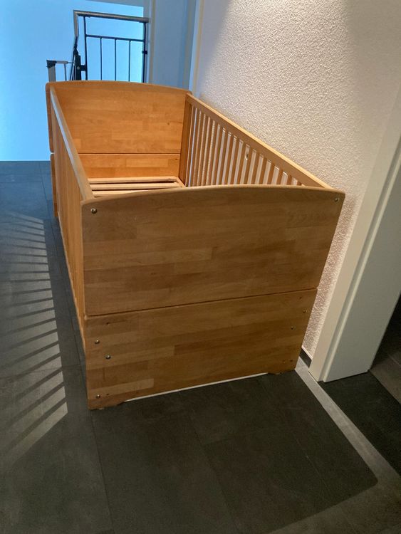 Pinolino Letto per bambini "Ole" in legno massello inc. Set di biancheria da letto - Image 2