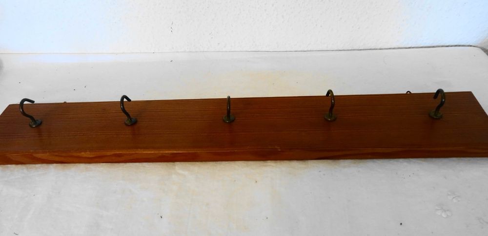 Armadio per vestiti in legno Armadio per vestiti con ganci per vestiti 5 pezzi Shabby Chic - Image 2
