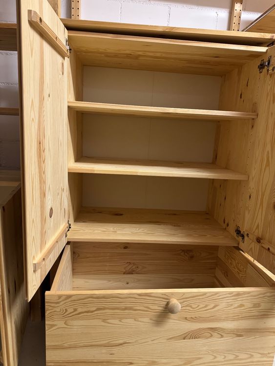 Grande scaffale in legno di faggio, massiccio, molto spazio per i libri, ottimo! - Image 2