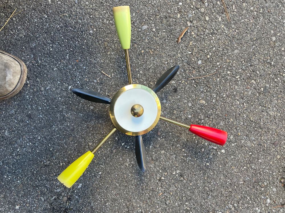 Mid Century anni '50 Sputnik Tüten lampada